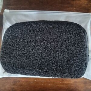 New Fleece Black Belt Bag